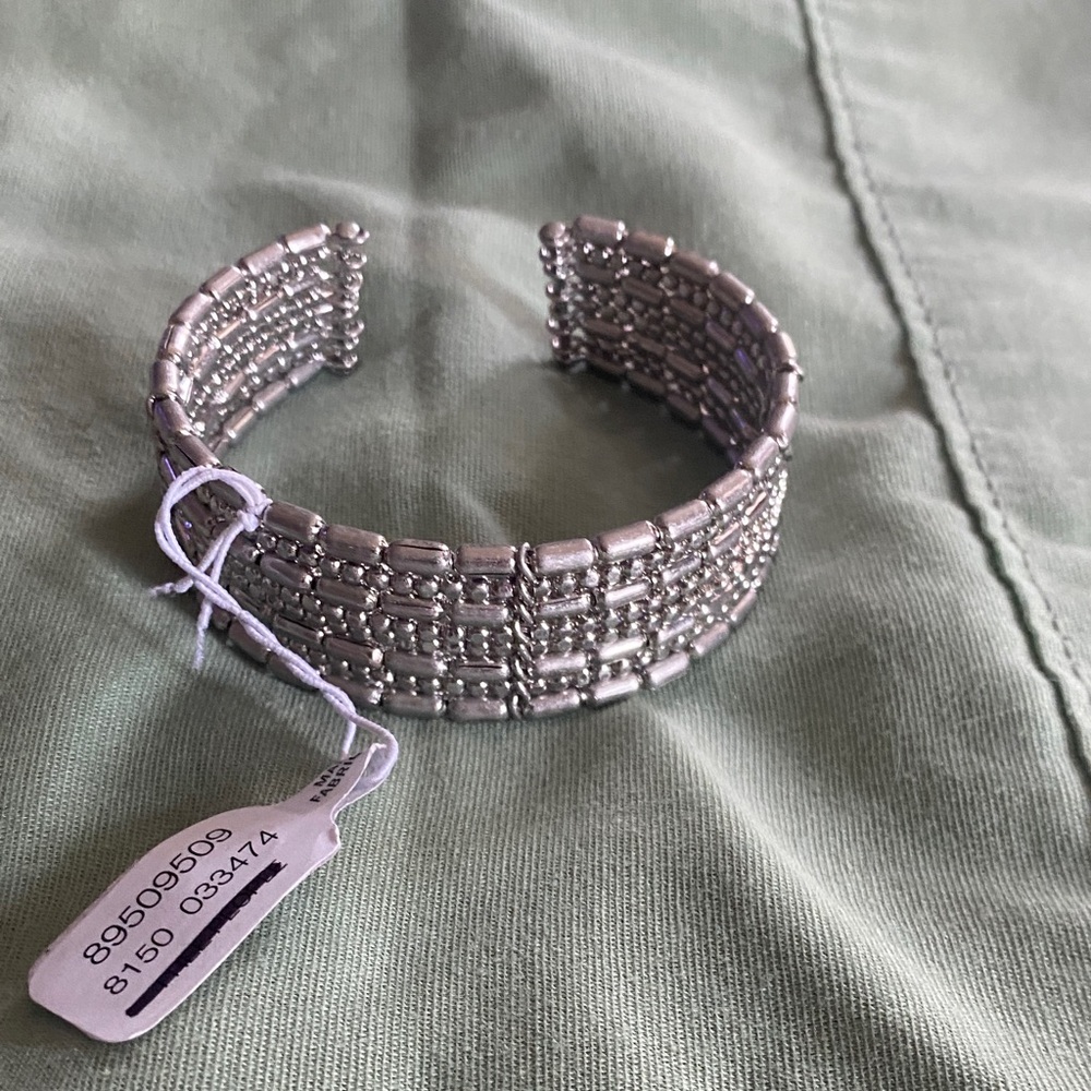 Free People Metallic Beaded Bracelet